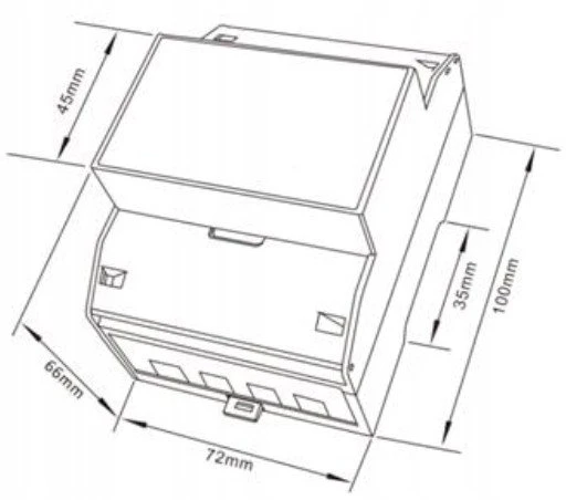 „Carruzzo“ trifazis energijos skaitiklis VCX SDM 630 MODBUS V3
