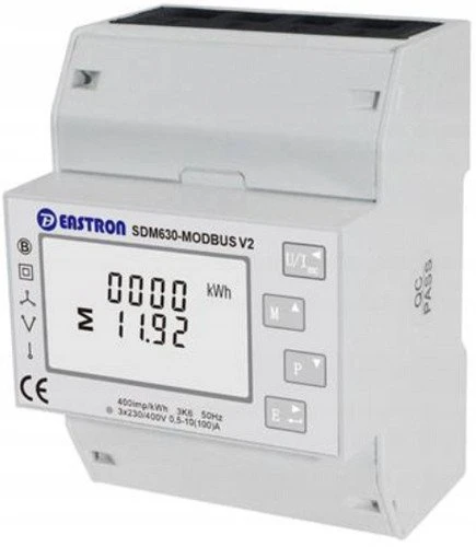 „Carruzzo“ trifazis energijos skaitiklis VCX SDM 630 MODBUS V3