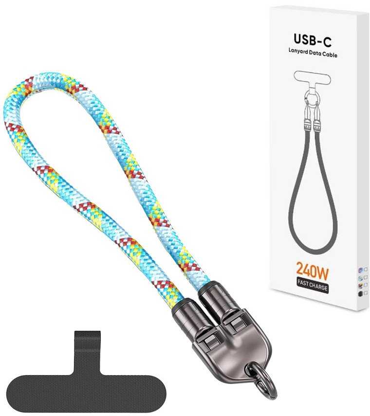 Kabelis USB Vega USB-C - USB-C Mėlyna (36080)