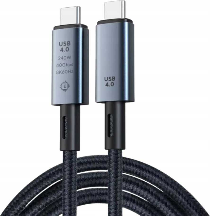 Kabelis USB Vega USB-C - USB-C 1 m Juodas (35803)