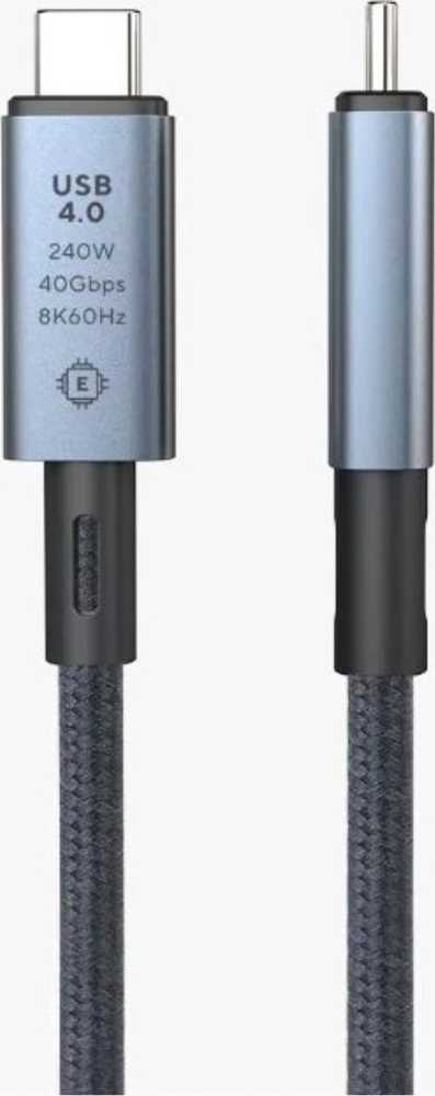 Kabelis USB Vega USB-C - USB-C 1 m Juodas (35803)