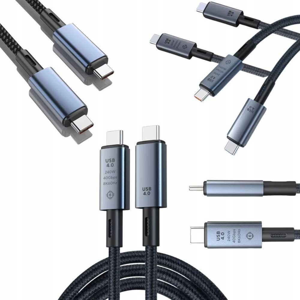 Kabelis USB Vega USB-C - USB-C 1 m Juodas (35803)