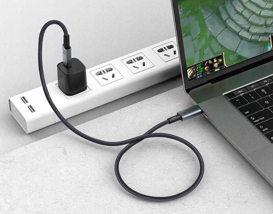 Kabelis USB Vega USB-C - USB-C 1 m Juodas (35803)