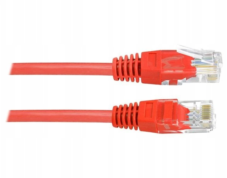 LTC CAT5e UTP tinklo kabelis (patchcord) 5m raudonas