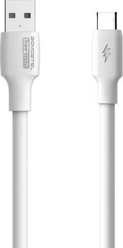 Vega USB-A – USB-C USB kabelis 1 m baltas (32073)