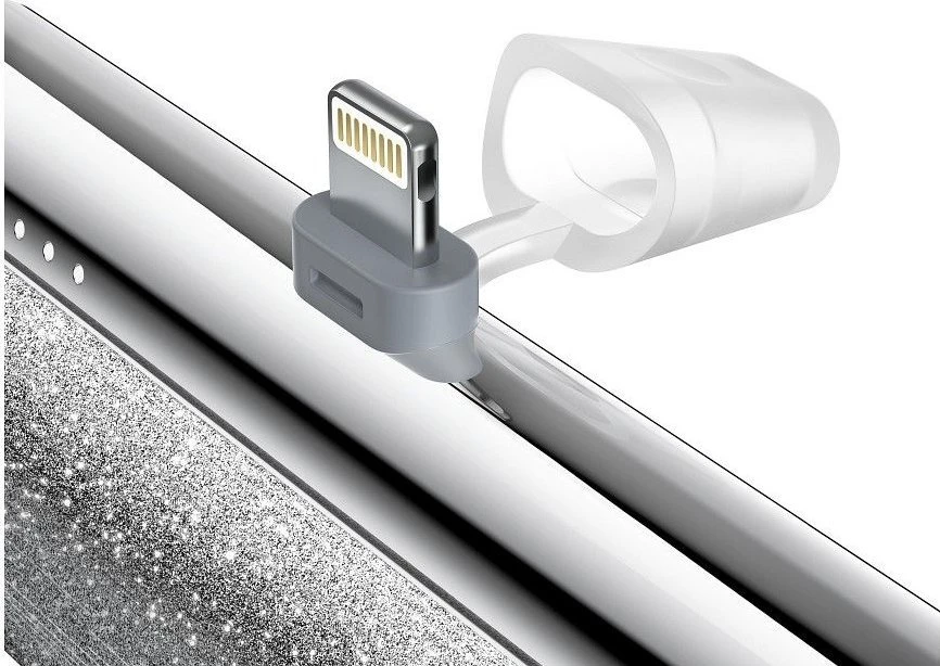 Nešiojamoji baterija Veger PlugOn (W0573P) PD QC3.0 2,4A 12W 5000 mAh su integruota „Lightning“ jungtimi