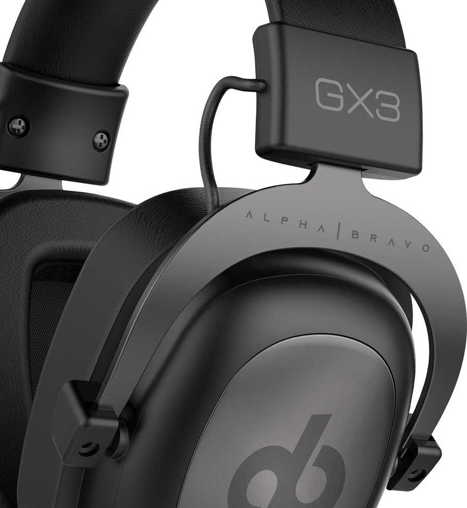 Ausinės Veho Alpha Bravo GX-3 Pro Juodas (VAB-003-GX3)
