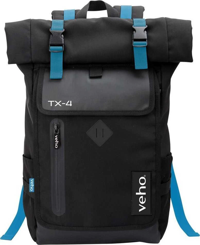 Veho Veho TX-4 Back pack nešiojamojo kompiuterio krepšys su USB prievadu, 43,2 cm (17 colių), nešiojamojo kompiuterio skyrius, poliesteris