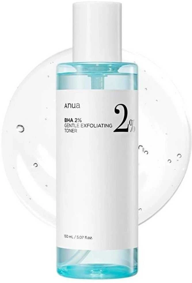 Anua BHA 2% Gentle Exfoliating Toner Švelnus veido tonikas su BHA rūgštimi, 200 ml