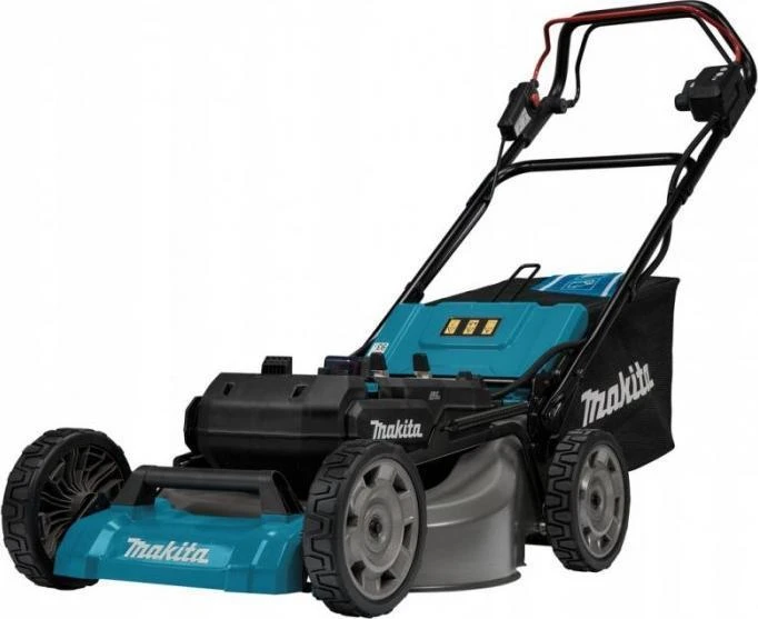 Makita LM001CZ akumuliatorinė vejapjovė 36V-40Vmax, 53 cm, BL variklis, savaeigė, 4 viename (pjovimas / surinkimas / mulčiavimas / šoninis išmetimas), plieno korpusas, be akumuliatorinio ir krovinio