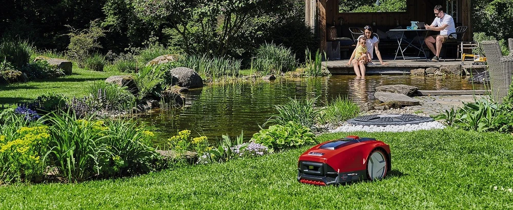 Einhell Freelexo Smart 750 Robotic lawn mower Baterija Juodas, Raudona, Sidabrinis