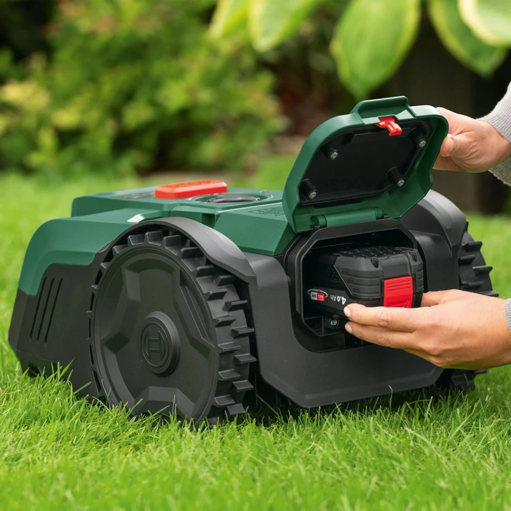 Vejos robotas Bosch VISIMOW18V-100, 1 x 4,0 Ah akumuliatorius ir įkroviklis