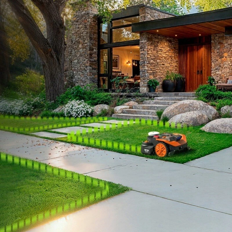 WORX vejapjovės robotas 2WD, be ribinio laido, 1200 m², AI kliūčių atpažinimas, WR312E