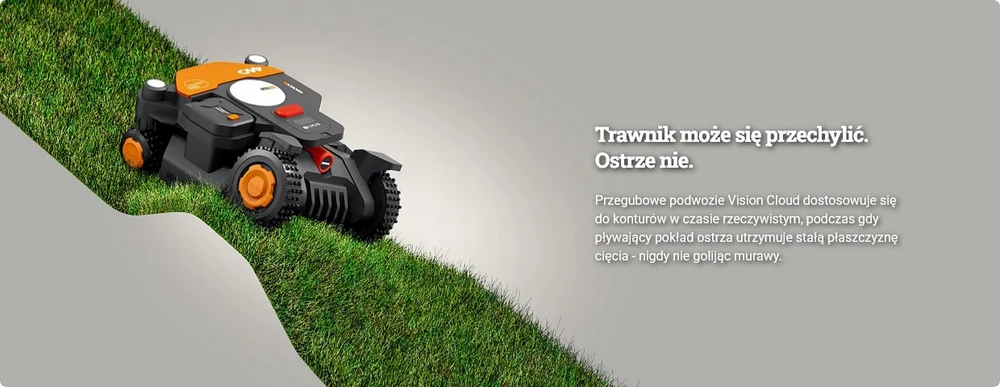 Vejos robotas Worx Landroid Vision Cloud 2000 WR342E