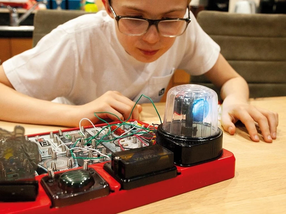 Edukacinis elektronikos rinkinys su 50 eksperimentų (EN kalba) elekroninės grandinės Velleman