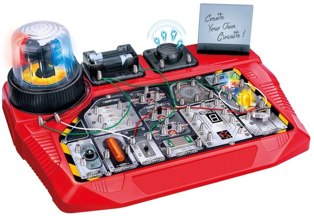 Edukacinis elektronikos rinkinys su 50 eksperimentų (EN kalba) elekroninės grandinės Velleman