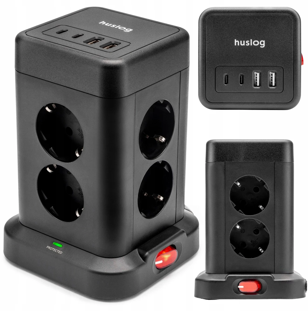 Huslog vertikalus ilgintuvas su USB