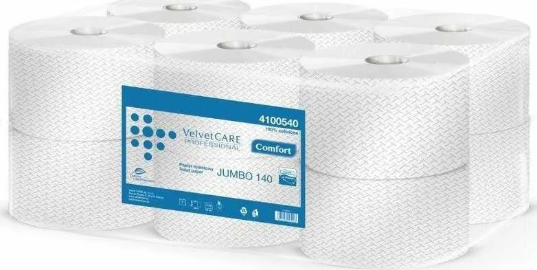Velvet Comfort baltas tualetinis popierius Jumbo 140 m 1 vnt.