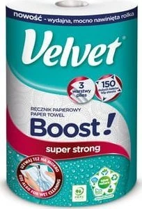 KITCHEN TOWELS VELVET BOOST 300SHEETS