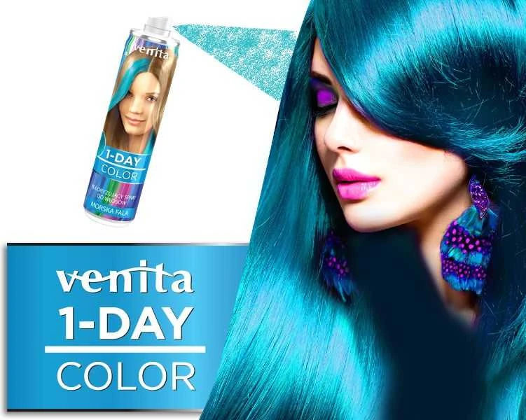 Venita 1-Day Color Rožinė Świat, 50 ml
