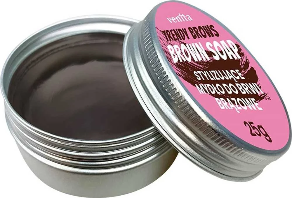 Venita Trendy Brows muilas rudas, 25 g