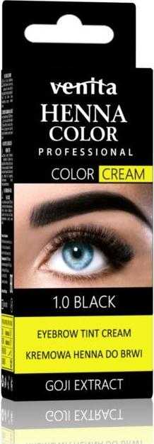 Venita Professional Henna Color Kreminis 1.0 Juodas, 30 g