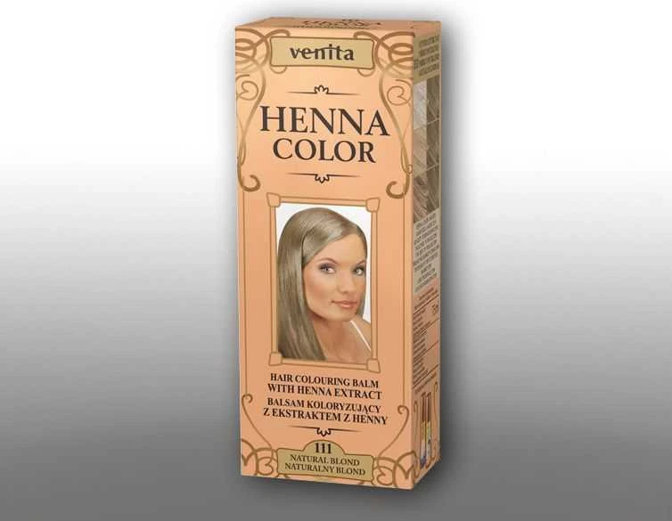 Venita Henna Color natūralaus blond atspalvio pakuotė