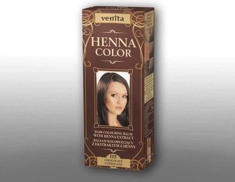 Venita Henna Color - Žolelių balzamai 115 Chocolate, 75 ml