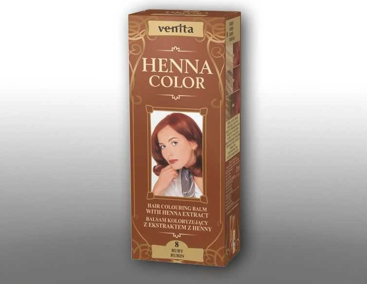 Venita Henna Color - Žolelių balzamai 8 Rubin, 75 ml