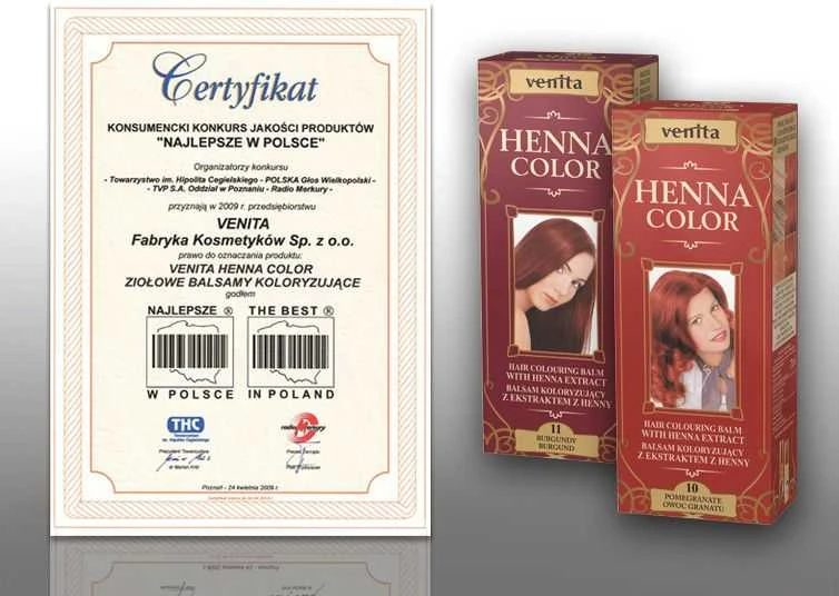 Venita Henna Color - Žolelių balzamai 114 Auksinis Brown, 75 ml