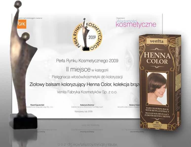 Venita Henna Color - Žolelių balzamai 114 Auksinis Brown, 75 ml