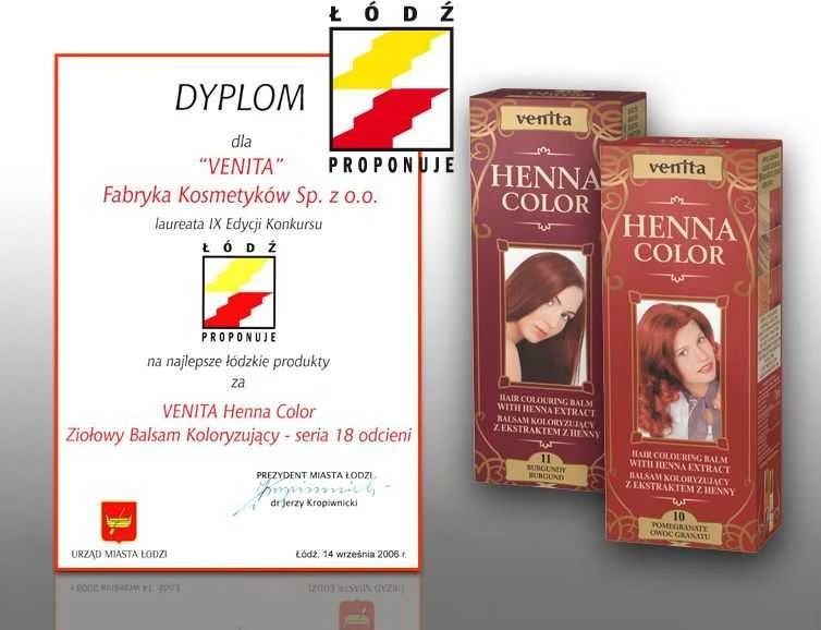 Venita Henna Color - Žolelių balzamai 114 Auksinis Brown, 75 ml