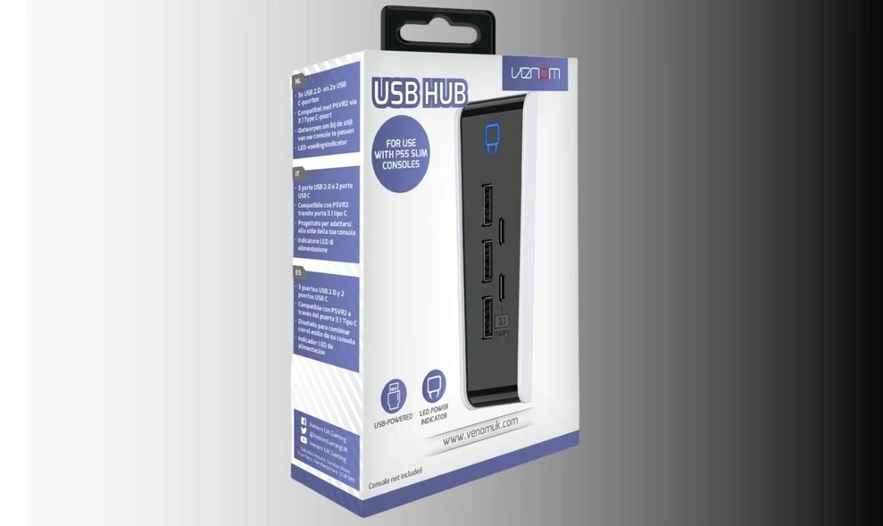 Venom USB-Hub do Slim PS5