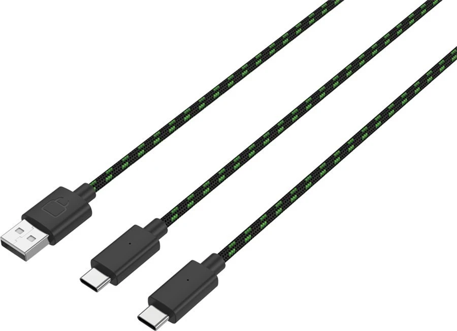 VENOM baterijos XBOX serijos / XBOX One valdikliams (2x1100mAh) + 3 metrų laidas