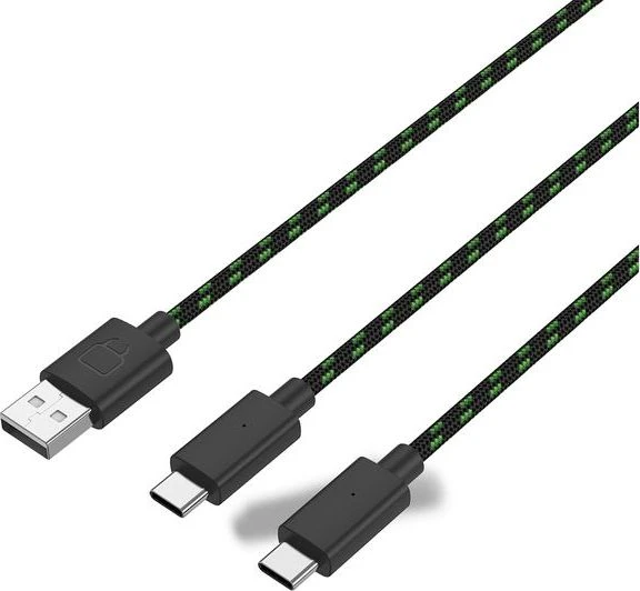 VENOM baterijos XBOX serijos / XBOX One valdikliams (2 vnt.) + 3 metrų laidas