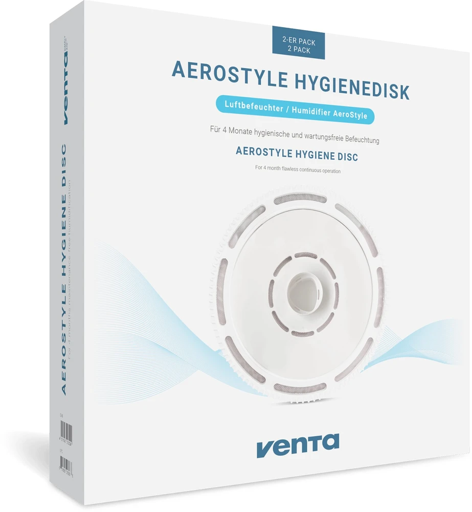 Drėkintuvas Venta Higienos diskai (2 vnt.), skirti AeroStyle LW73 / LW74