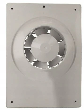 Ventika Aksinis ventiliatorius fi100 230V 14W 98m3/h 34dB su virveliniu jungikliu baltas FORTE D100M3WS