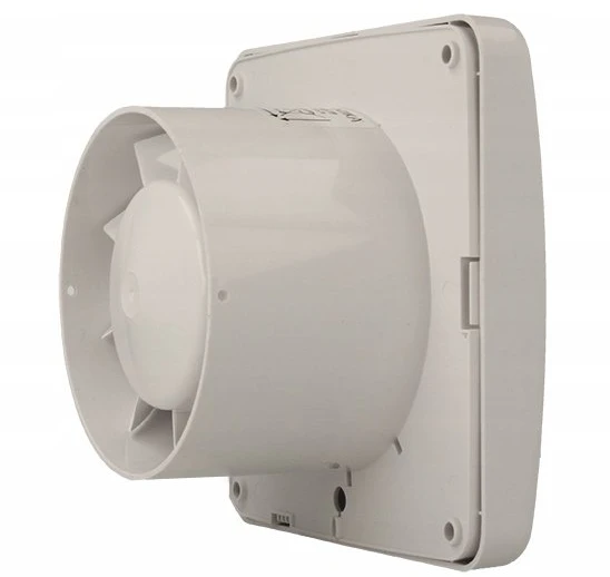 Ventika ašinis ventilatorius fi 125 230V 9,4W 158m3/h 31dB rutuliniai guoliai standartinis baltas SOLID SILENT D125SR