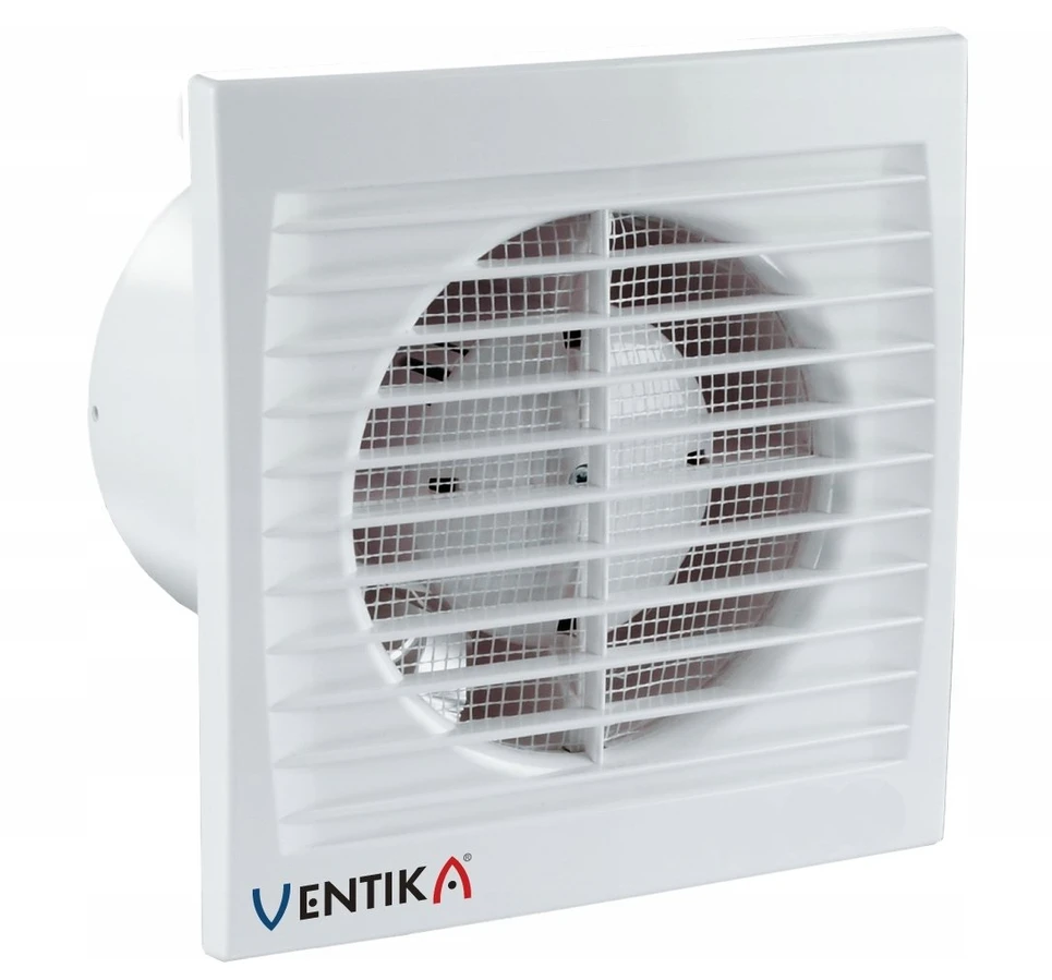 Ventika Ašinis ventiliatorius fi 150 230V 24W 292m3 38dB su laiko jungikliu SUBTIL D150SWC
