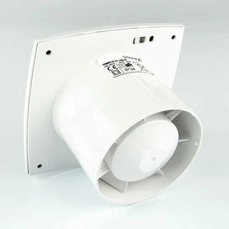 Ventika Aksinis ventiliatorius fi100 230V 14W 95m3 34dB standartinis SIMPLE D100D
