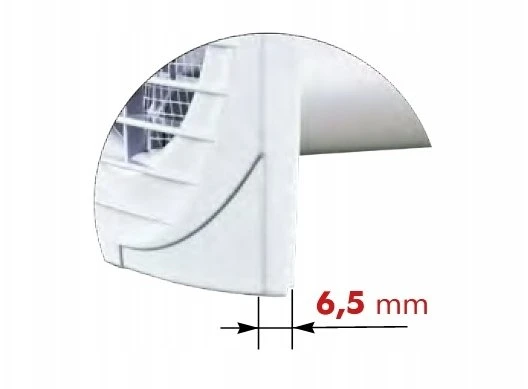 Ventika Aksinis ventiliatorius fi100 230V 14W 95m3 34dB standartinis SIMPLE D100D