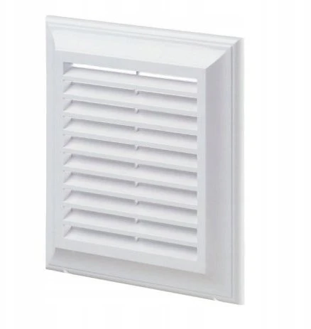 Ventika Vėdinimo grotelės 180x250mm su tinkleliu be flanšo baltos spalvos EL250AU