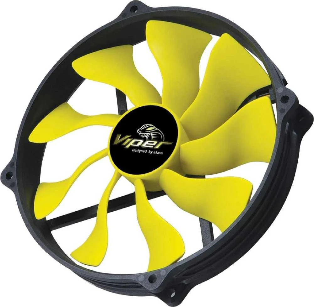 Akasa Viper R PWM – juoda geltona