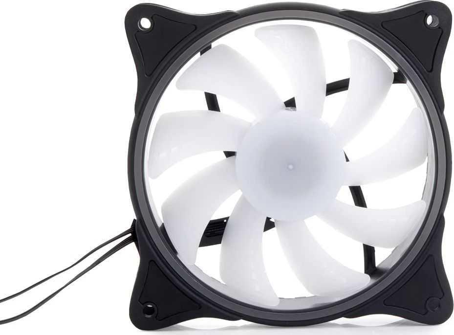 Alphacool Rise Aurora PWM-korpuso ventiliatorius – 120mm, juodos spalvos