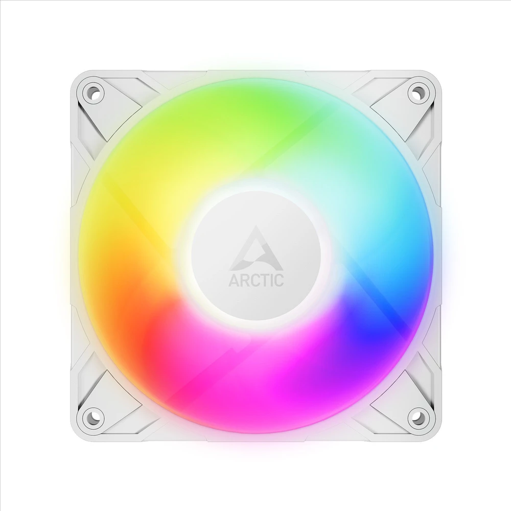 ARCTIC P12 PRO PWM PST A-RGB korpuso ventiliatoriai, 4-pin, 120mm, balti, 3vnt.