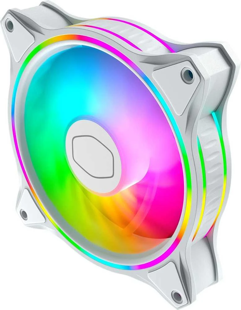„Wentylator Cooler Master MasterFan MF120 Halo 3-pack + Hub“ (MFL-B2DW-183PA-R1)