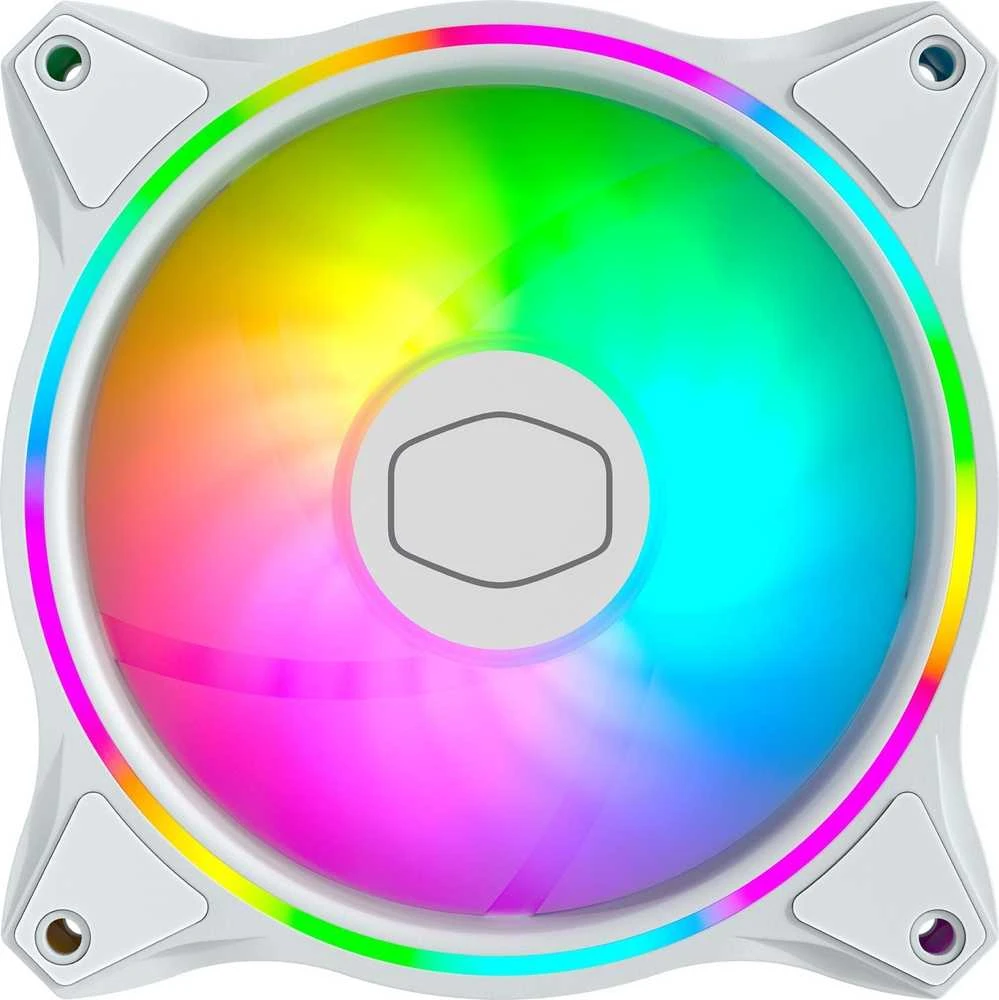 „Wentylator Cooler Master MasterFan MF120 Halo 3-pack + Hub“ (MFL-B2DW-183PA-R1)