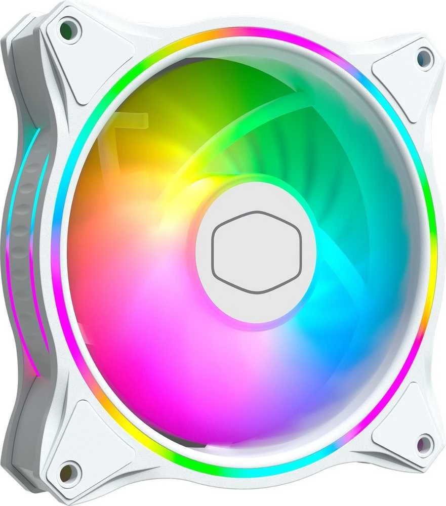 „Wentylator Cooler Master MasterFan MF120 Halo 3-pack + Hub“ (MFL-B2DW-183PA-R1)