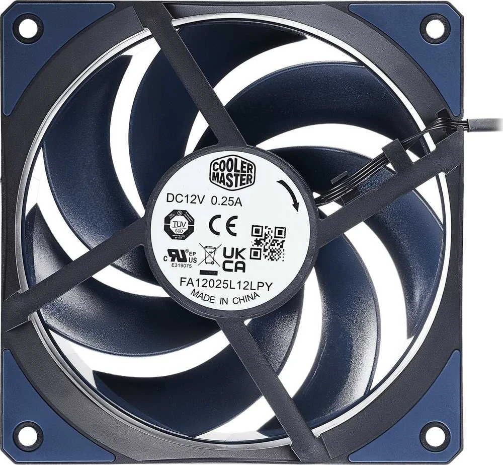 Cooler Master Mobili 120 ventiliatorius su techniniu lipduku