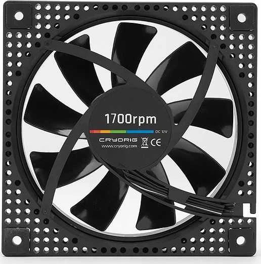 Cryorig Crona S PWM korpuso ventiliatorius, ARGB, 3er Pack – 120mm, juodos spalvos